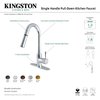 Gourmetier LS8628DL Concord Single-Handle Pull-Down Kitchen Faucet, Brushed Nickel LS8628DL